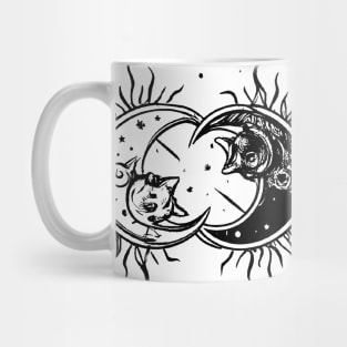 Between Sun and Moon is Cats Mug